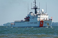USCGC LEGARE (WMEC-912) from Portsmouth, VA leaves Yorktown.